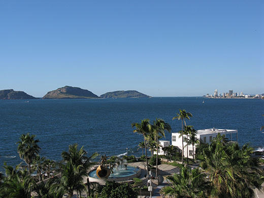 View from edge of Mazatlán’s historic center…. prices haven’t kept up with the times