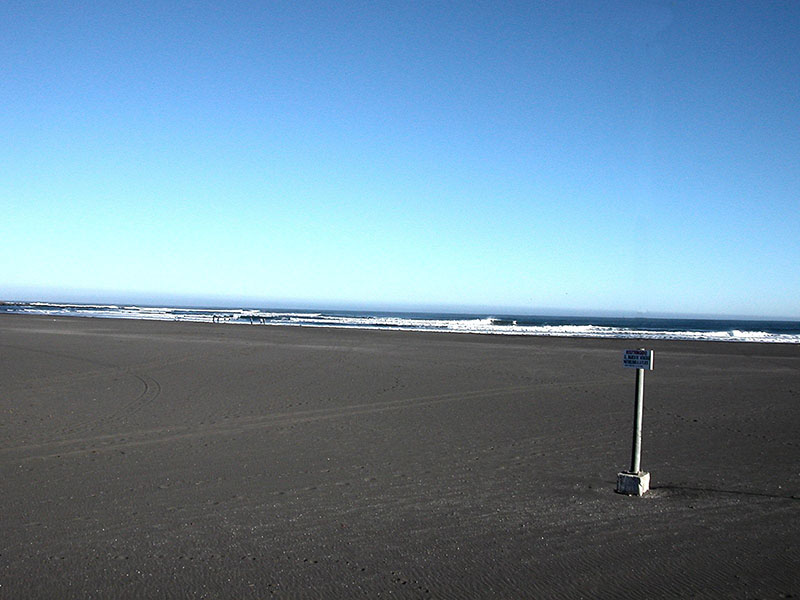 Sand beaches at Pichilemú