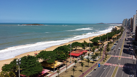 Itaparica Beach at the southern end of Vila Velha