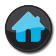 Blue house symbol