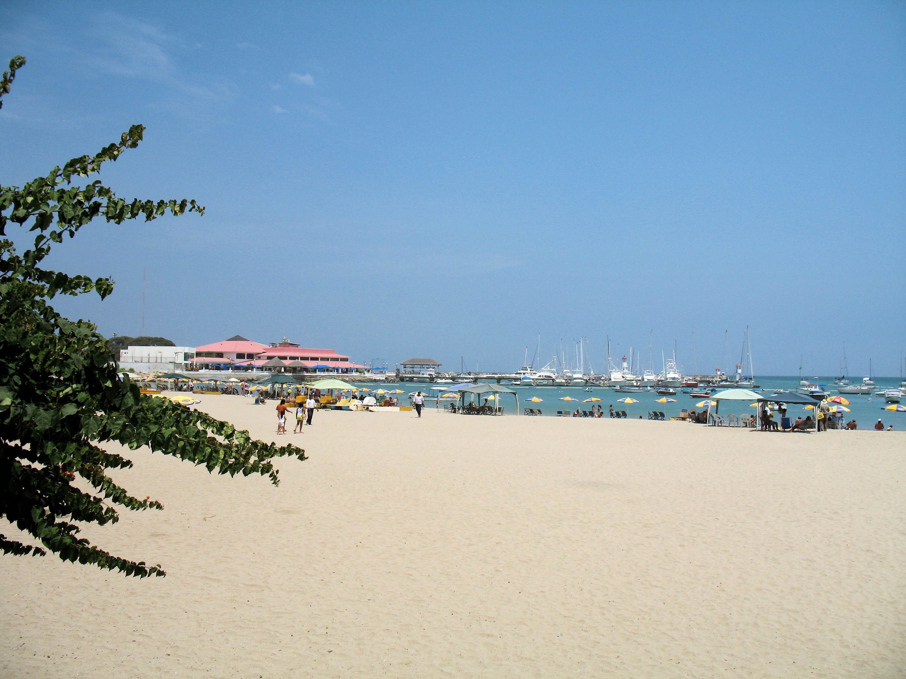 Salinas boasts one of the few marinas anywhere  on the coast