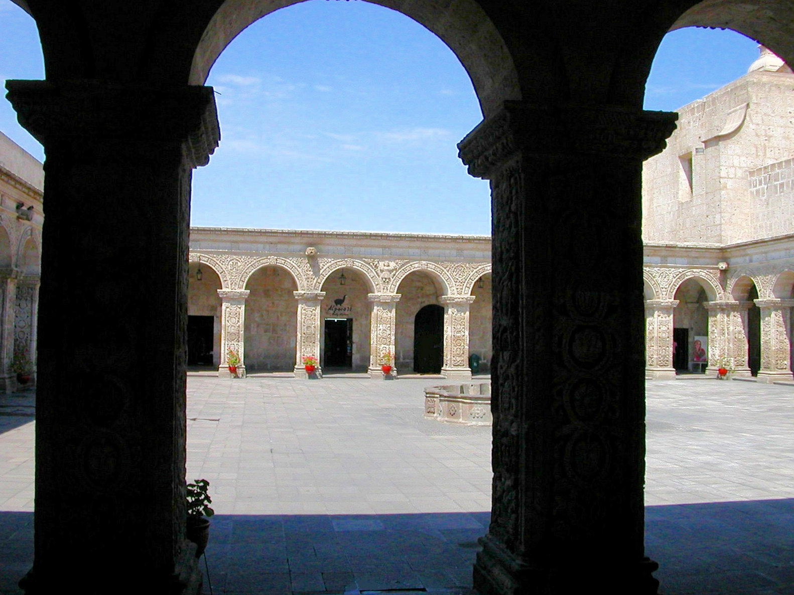 One of many large colonial properties in Arequipa's historic center