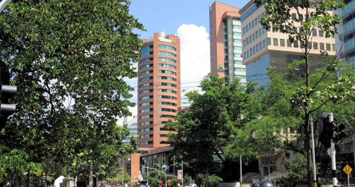 El Poblado is Medellín's high-end option, at US$1,120 per square meters at today's exchange rates