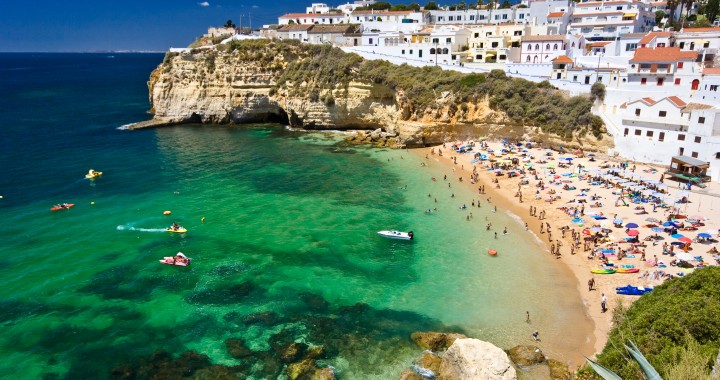Algarve rock - coast in Portugal