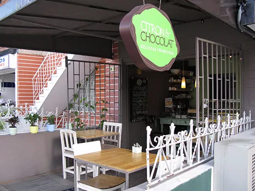 This chocolate shop is one of many tiny cafés and fine restaurants springing up in Manila