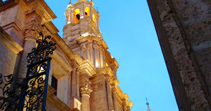 The Basílica catedral is mandatory place to visit when looking at Arequipa, Peru's Real Estate