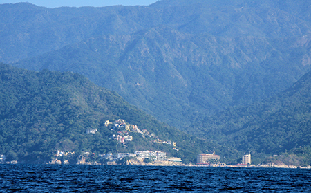 A view of Mismaloya taken from the water