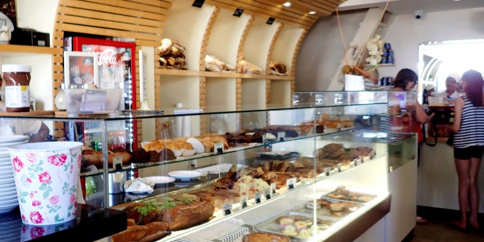 The French have contributed more than their language, as seen inside the Boulangerie Française bakery
