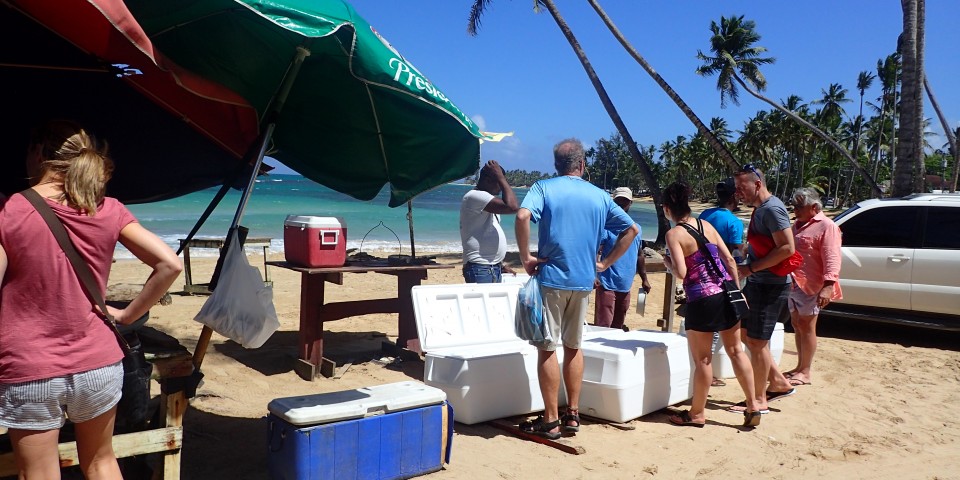 Right on the beach, the freshest fish you’ll find