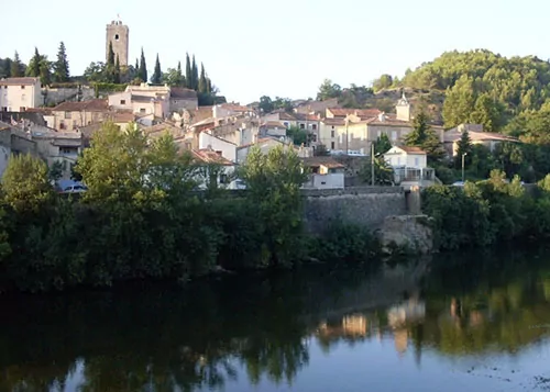 The village of Cessenon-sur-Orb, at the heart of the Languedoc