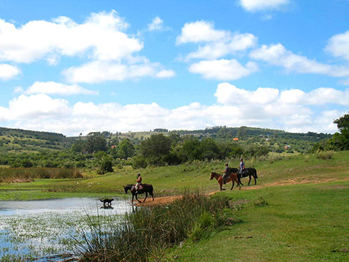 Many chacras have a water source on the premises