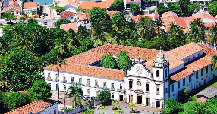 Coloonial Style Buildings in the Coastal City of Olinda Brazil
