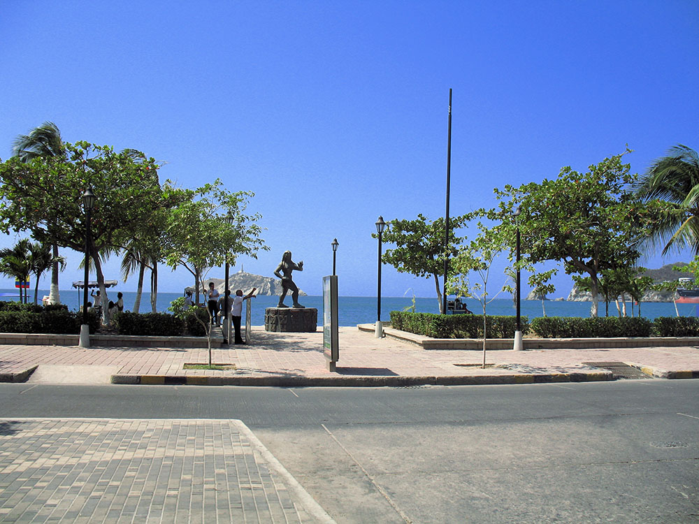 Santa marta waterfront acroos from the first building