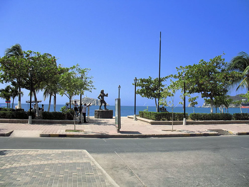 Santa marta waterfront acroos from the first building