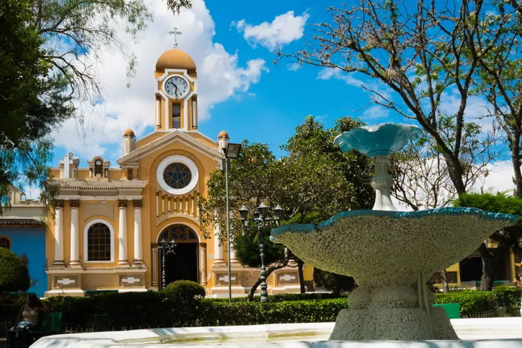 A church in Vilcabamba, Ecuador