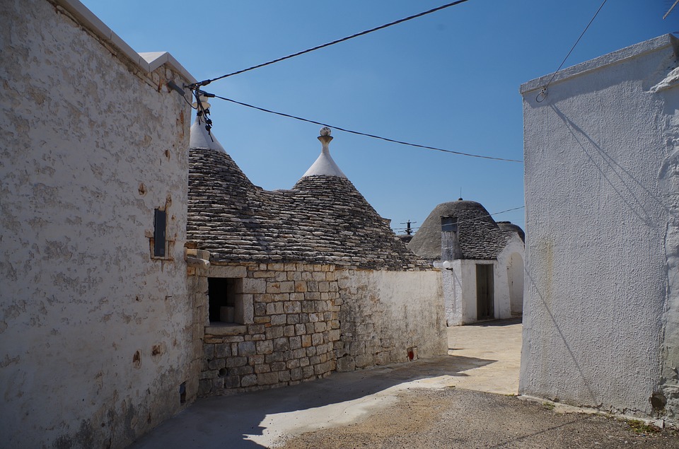 Puglia Italy. A old town in puglia italy made from stone