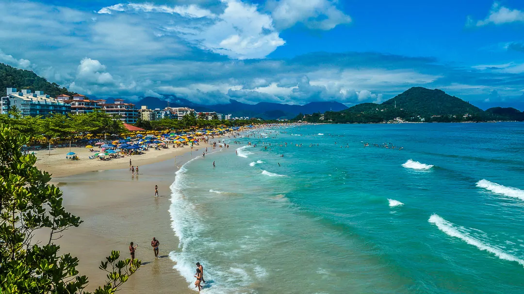 Brazil Beach Near Sao Paulo