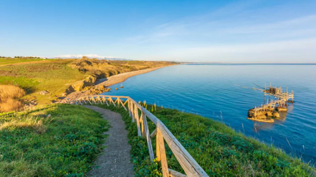 A path by the coast near to Torino