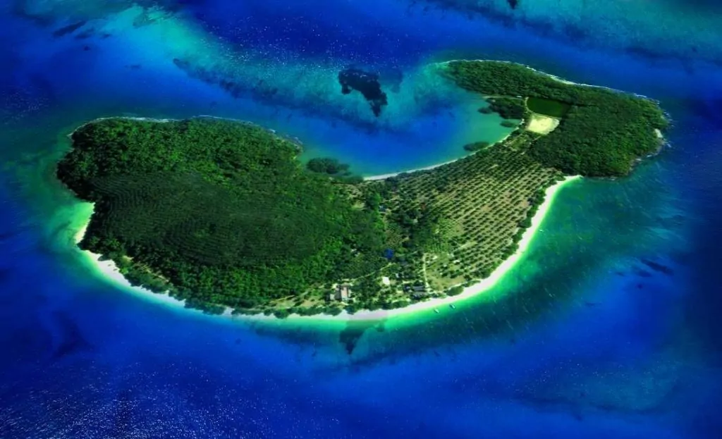 Rangyai Island Aerial View