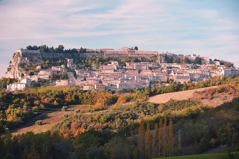 Civitella de Tronto, Abruzzo view of town