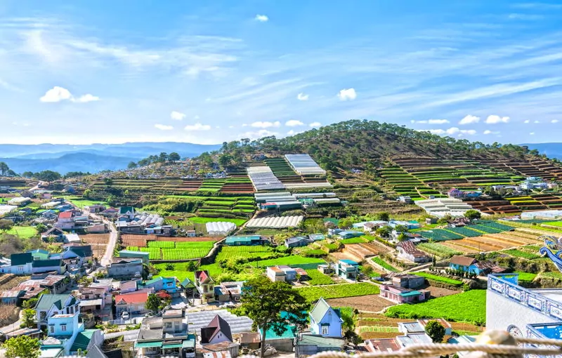 Da Lat, Vietnam country landscape