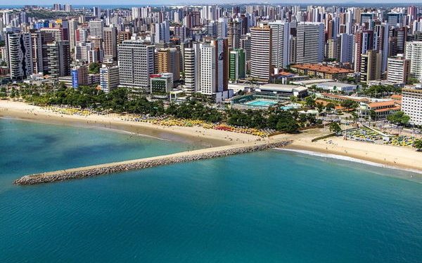 Fortaleza city front, Brazil