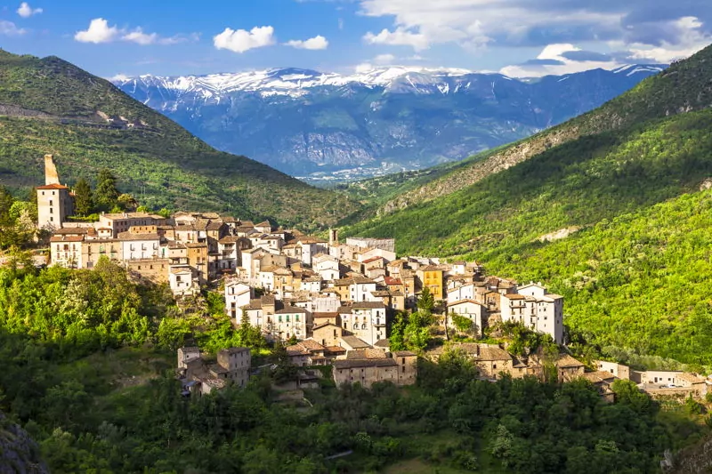 The Abruzzo landscape