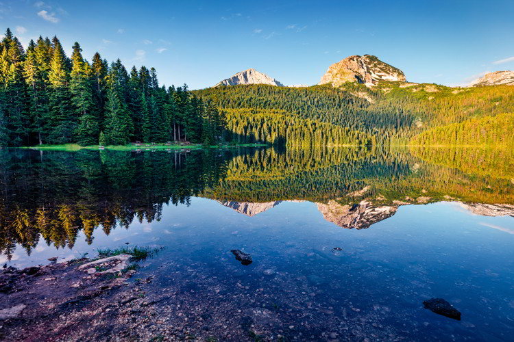 Summer scene of Durmitor Nacionalni Park, Zabljak, Montenegro