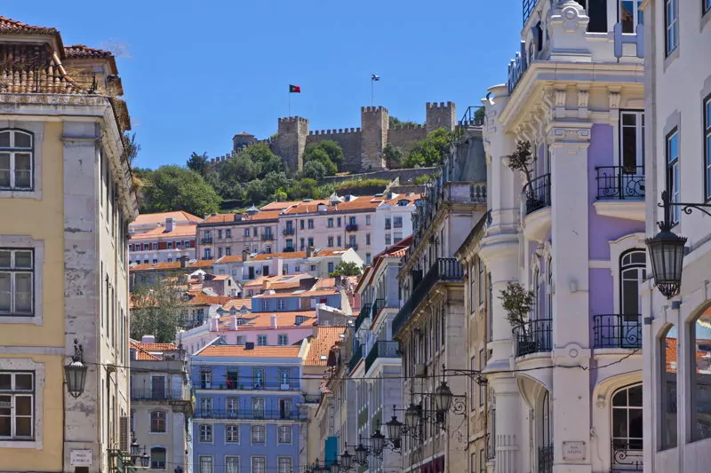 Traditional apartments in Lisbon, Portugal
