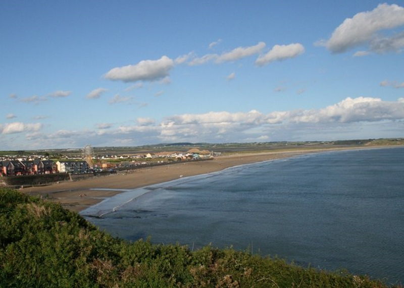 Tramore bay and beach, Ireland