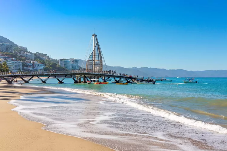 A beach in Puerto Vallarta, Mexico