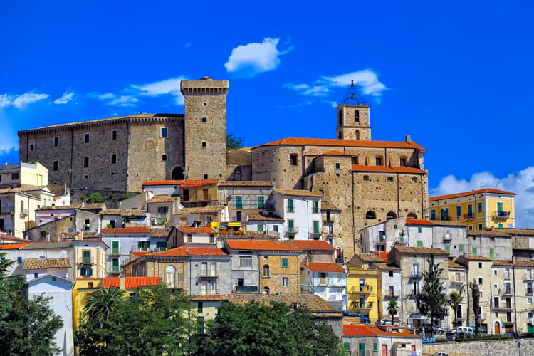 Ancient buildings in Casoli, Italy