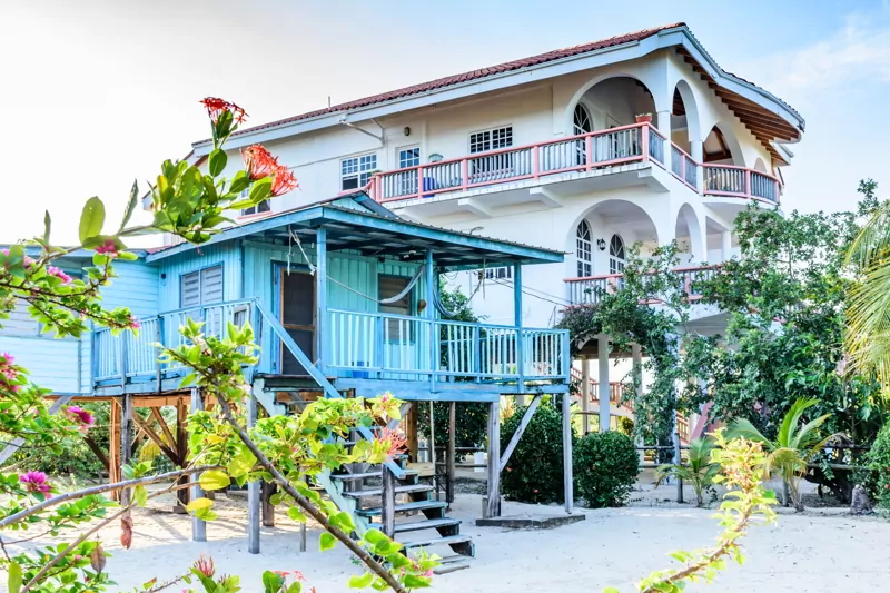 home in Placencia, Belize.
