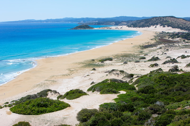 Empty beaches in Northern Cyprus.