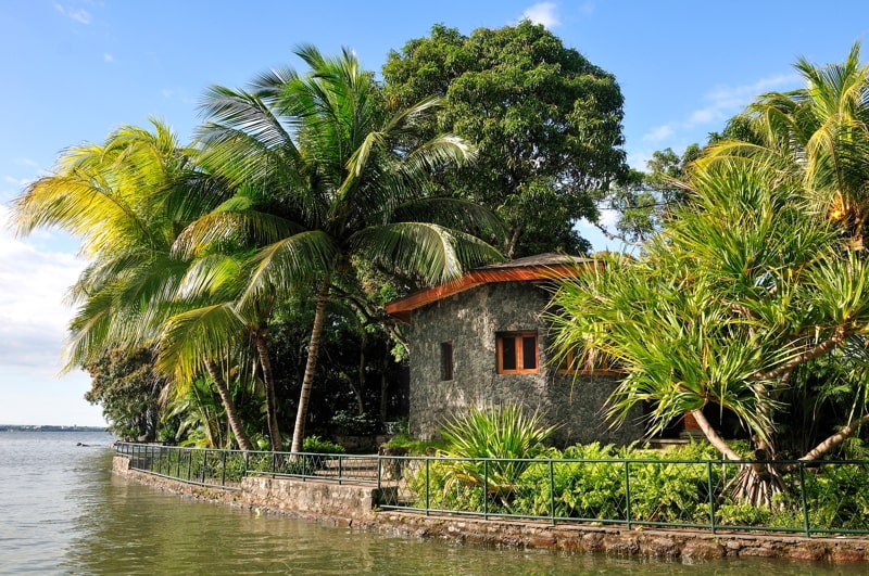 Stone house in Las Isletas, Granada, Nicaragua.