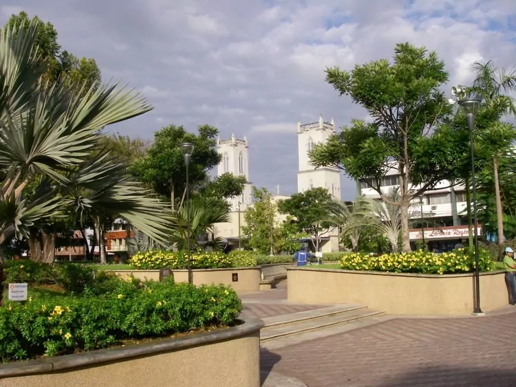 A park in David, Chiriqui in Panama