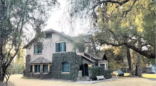 A house with British architecture in La Cumbres, Argentina