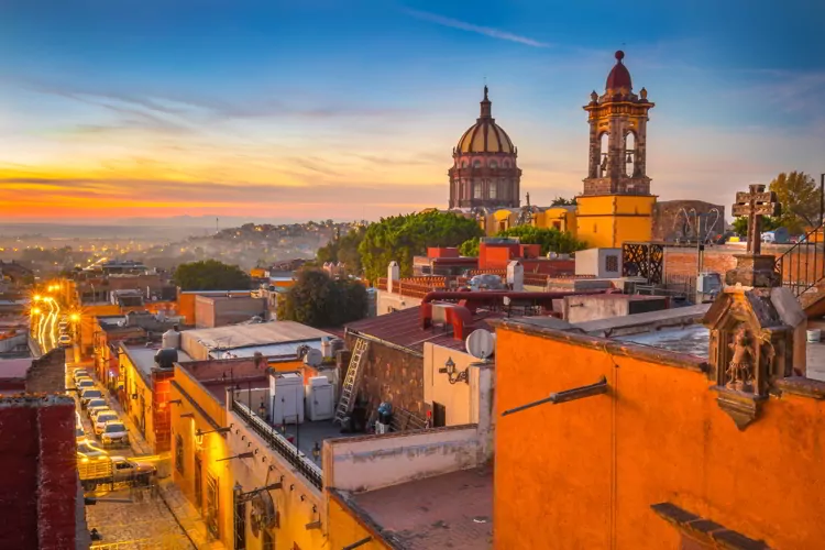 Sunset in San Miguel De Allende, Guanajuato Mexico