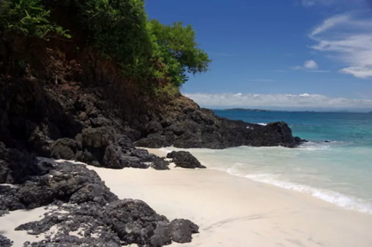 Beach at Isla Bolaños, Panama 