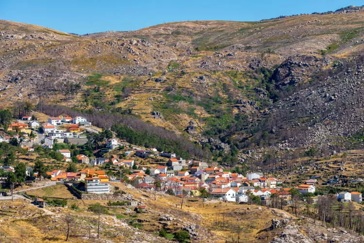 The Monchique mountains, Portugal, view from near highest point