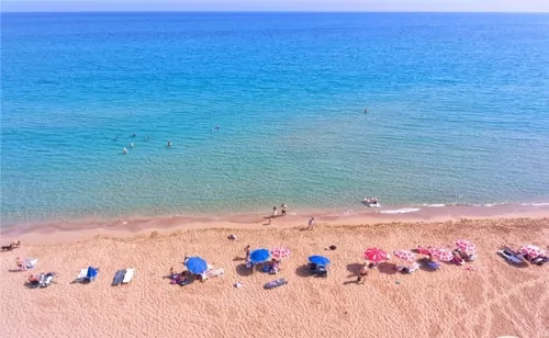 A white sand beach in Northern Cyprus