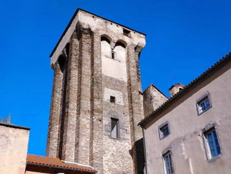 Medieval tower with five floors for sale in Brioude, France.