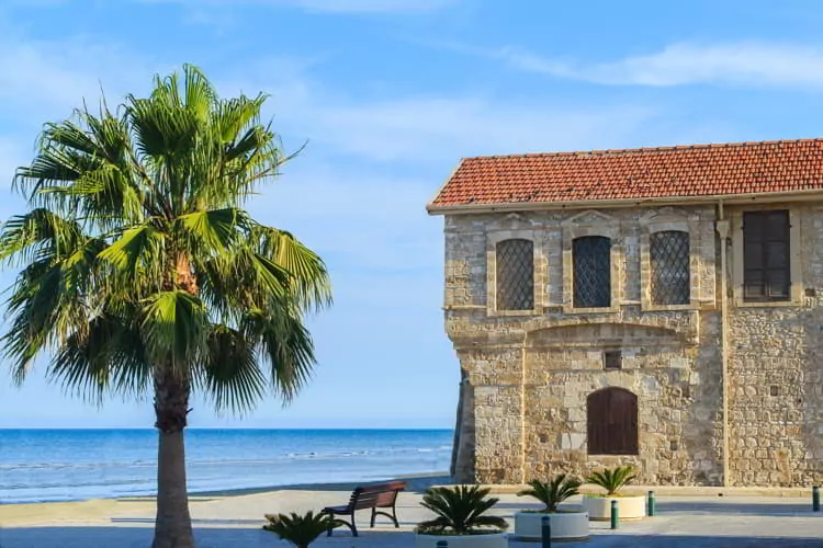 Medieval castle in Larnaca, Cyprus