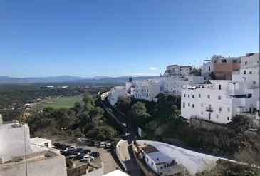Beautiful view of the old town of Vejer, Spain