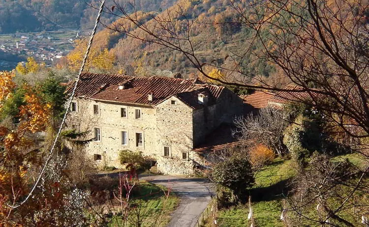 A house in a village in Lunigiana in Tuscany