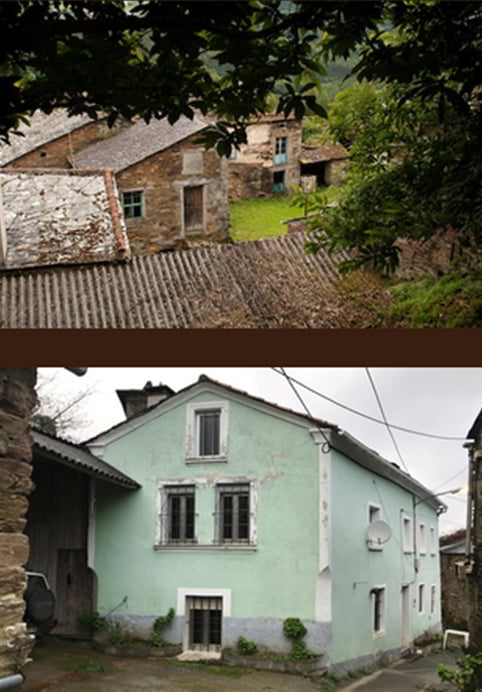 The Lugo Valle de Eo village in Spain