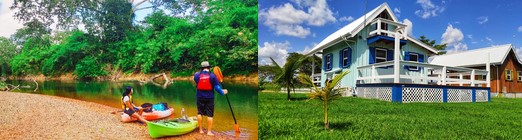 A tiny home community in Belize