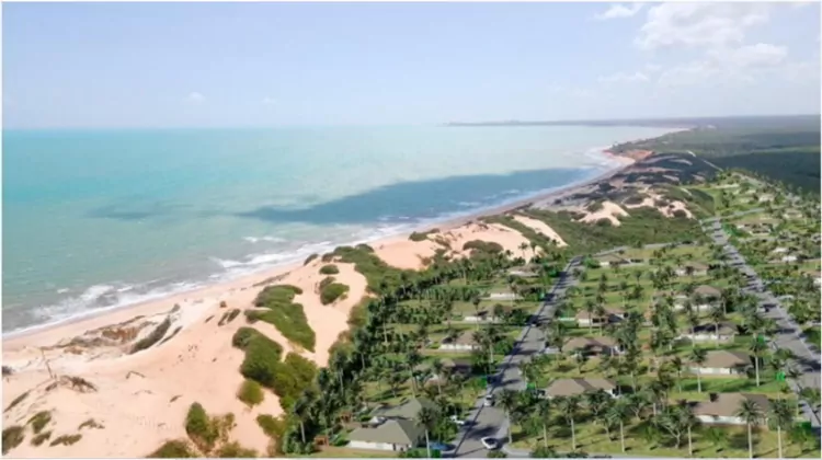 A beach in Ceará State, Brazil