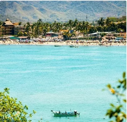 A beach in Mexico