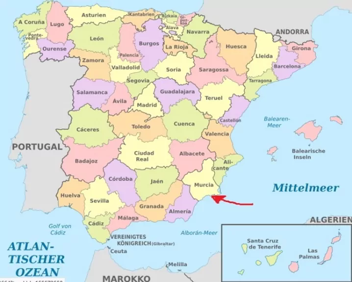 Spain map